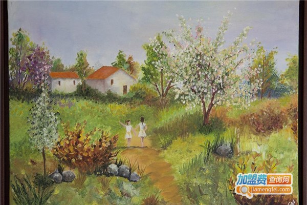 神采飞扬油画加盟费