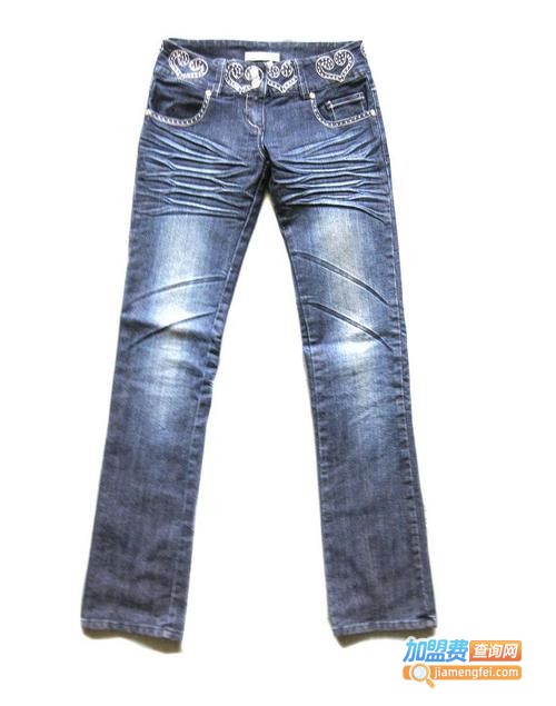 香山丽人牛仔裤