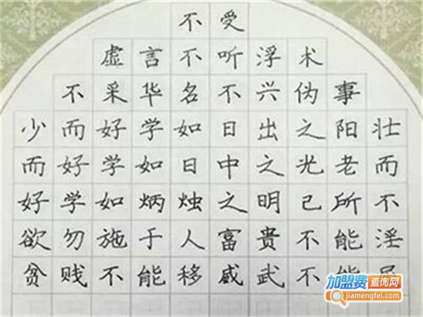 晨曦练字加盟门店