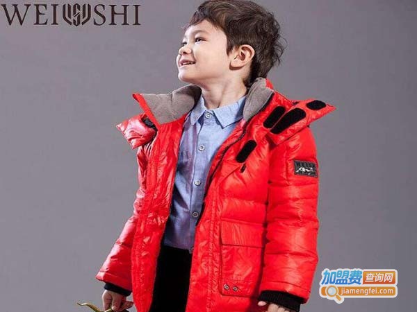 韦氏儿童羽绒服加盟费