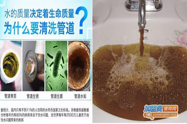 绿洁士水管清洗加盟费