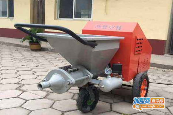 杰速粉墙机加盟费