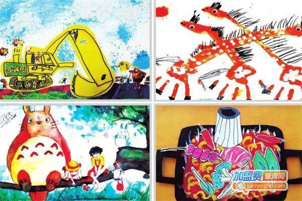 天彩少儿美术加盟费