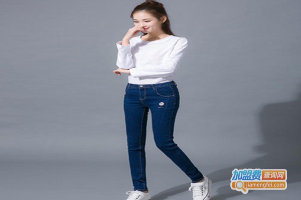 同花向往牛仔裤