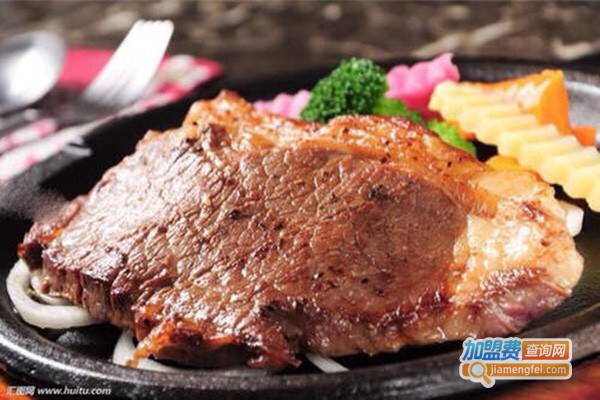 嗷嗷牛铁板原切小牛排加盟门店