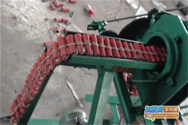 中国红彩光鞭炮机加盟费