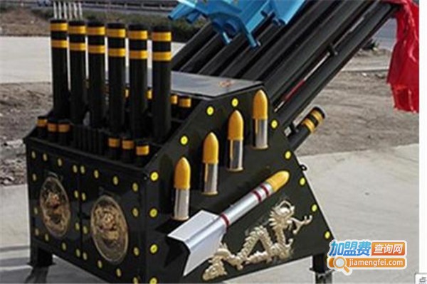 中国红彩光鞭炮机加盟费