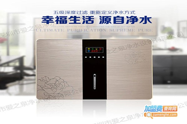 爱之泉净水器加盟门店