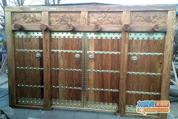 四合院木门加盟门店