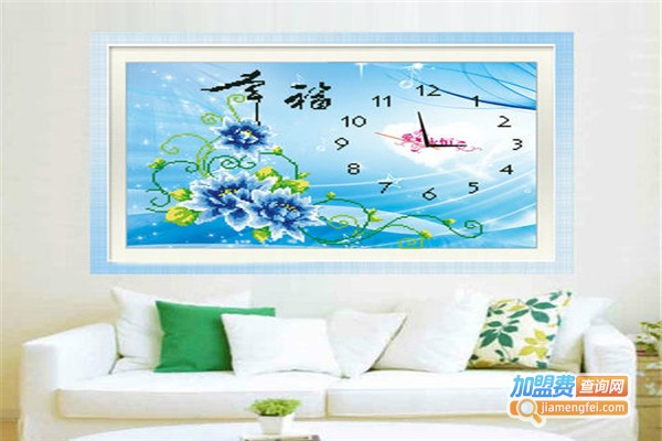 蓝玫瑰十字绣加盟费