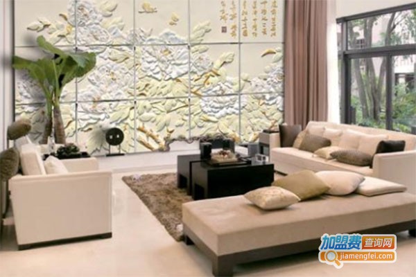 哈佛世家魔雕背景墙