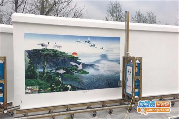 力邦特墙面彩绘机加盟费