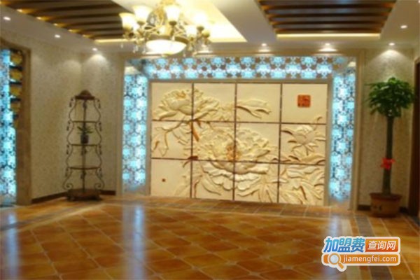 哈佛世家魔雕背景墙