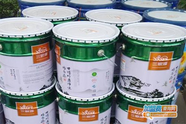 三银涂料加盟费