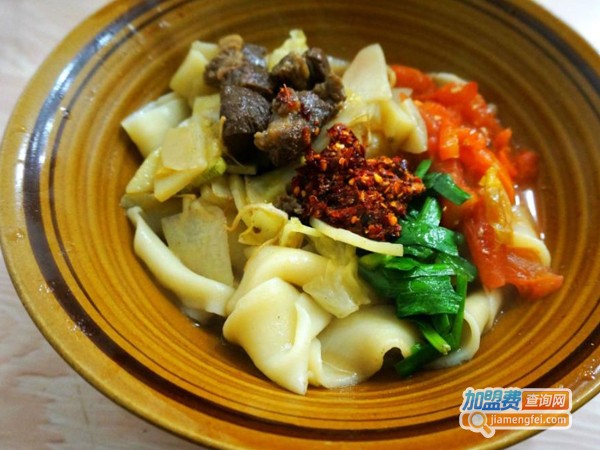 加盟biangbiang面馆多少钱