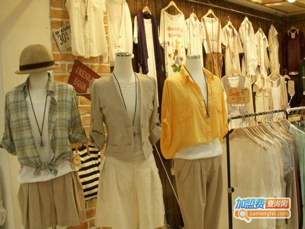 中高端女装加盟费