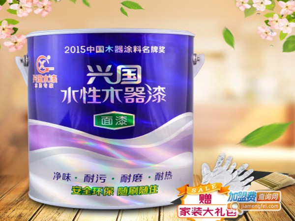 兴国水漆加盟费