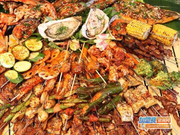 烧烤小吃连锁加盟费