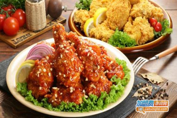 韩国炸鸡连锁加盟费