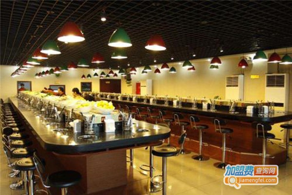 小型旋转火锅店加盟费