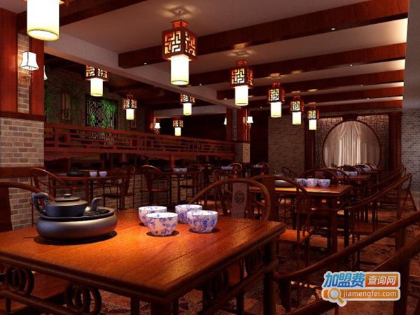 中式茶楼加盟费
