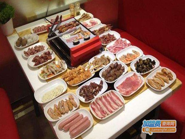 自助烧烤店连锁加盟费