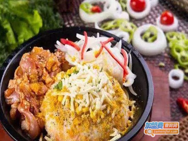 铁板煎肉饭