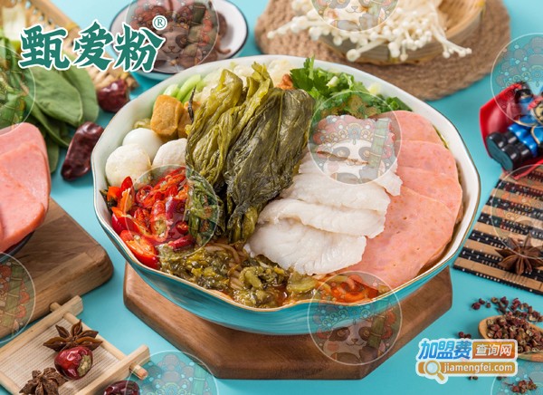 甄爱粉藤椒牛肉米线加盟费