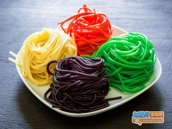 彩色面条店加盟费