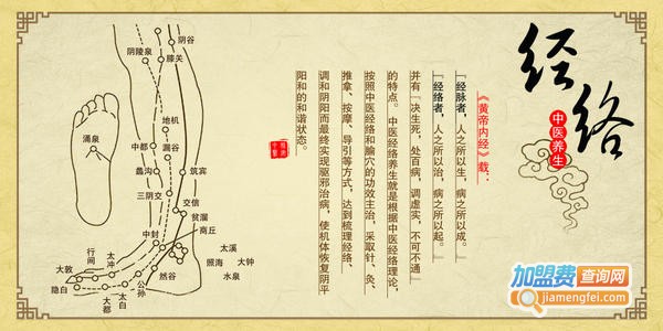 中医养生经络加盟费