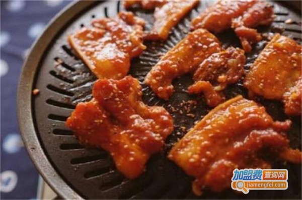 韩膳烤肉店加盟费