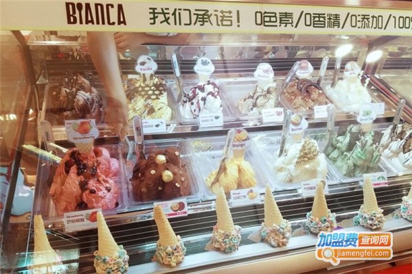 比安卡冰淇淋加盟费