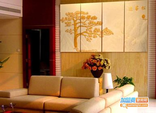 如锦似幻3d墙艺