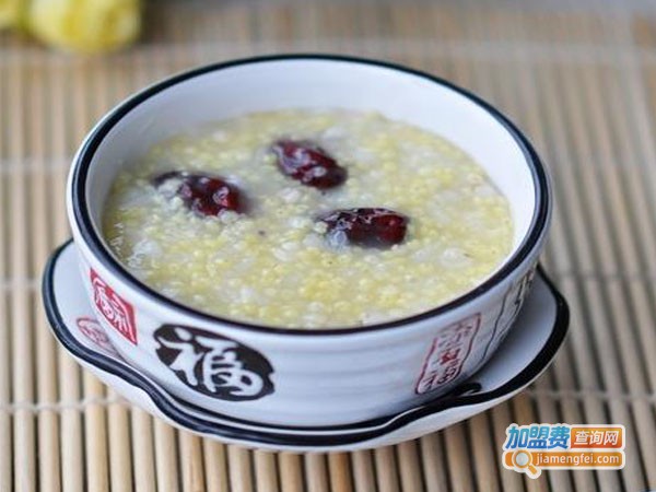 开心粥店加盟费