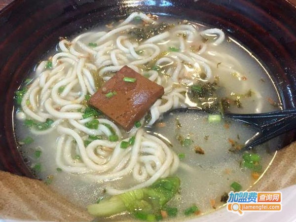 阿婆手擀面加盟费