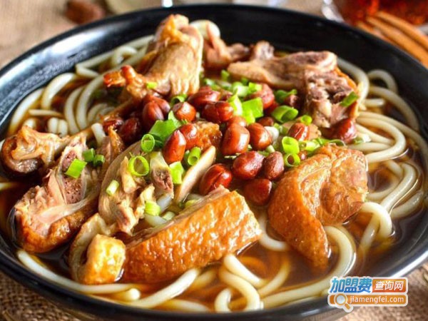 金陵鸭肉面馆加盟费