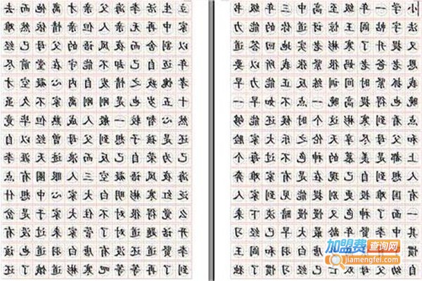 练字速成班加盟费