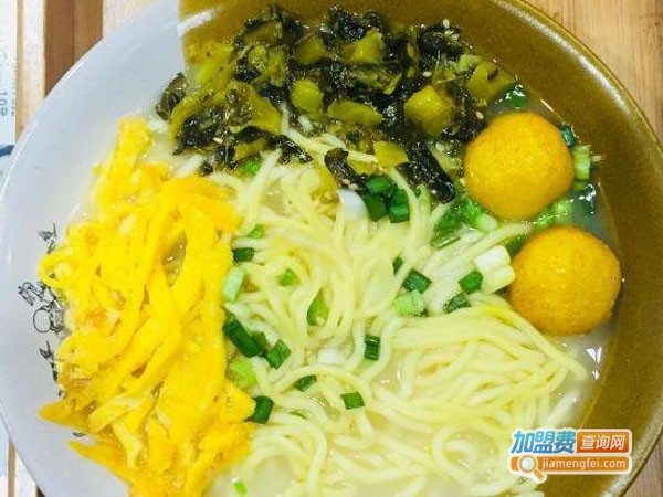 黄氏酸菜面加盟费