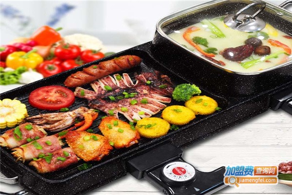 自助涮烤一体火锅加盟