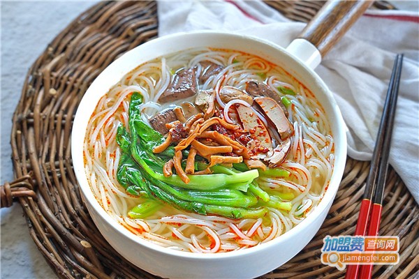 鲜香米线加盟费