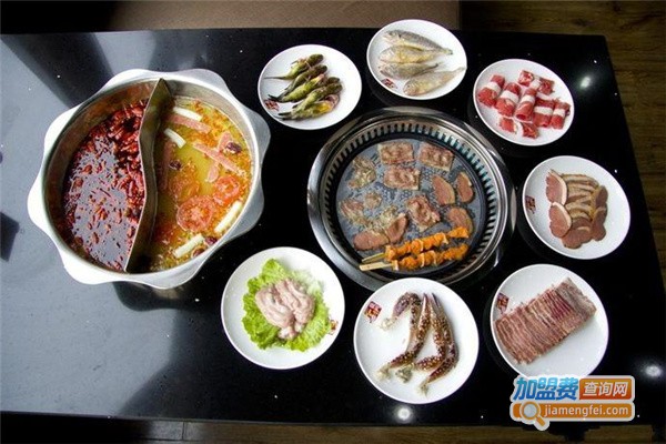 自助涮烤一体火锅加盟