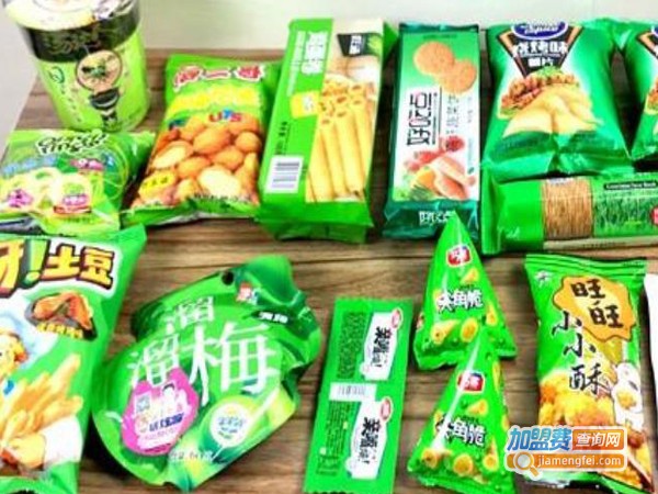 绿色零食专卖店加盟费