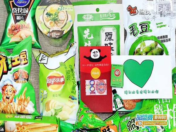 绿色零食专卖店加盟费