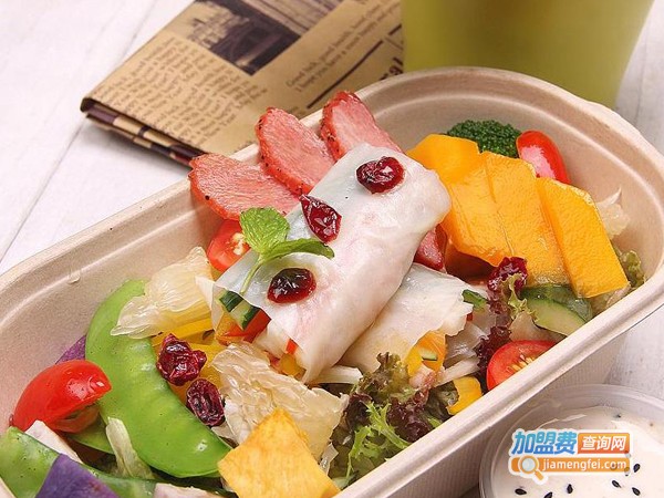 柚色轻食沙拉加盟