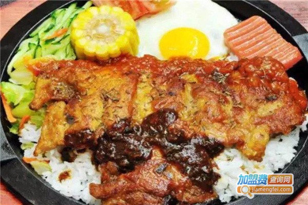 豪爵牛排饭加盟