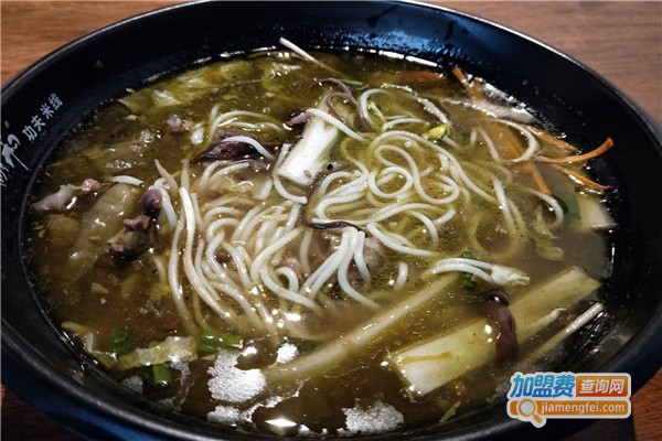 功夫酸菜米线加盟