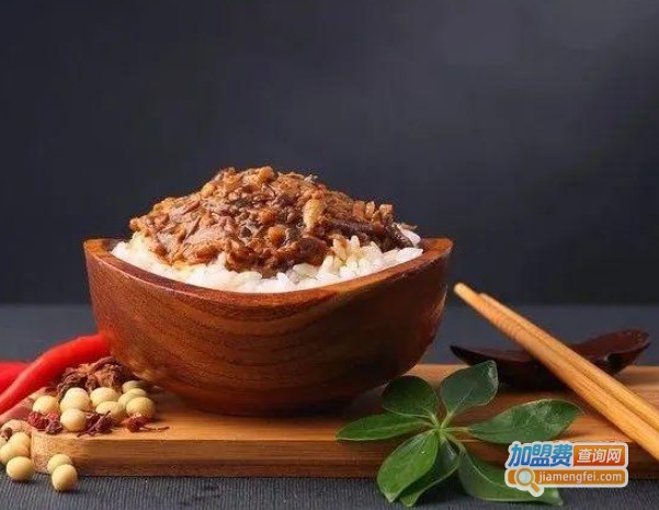 甲饭乙汤牛肉酱拌饭加盟