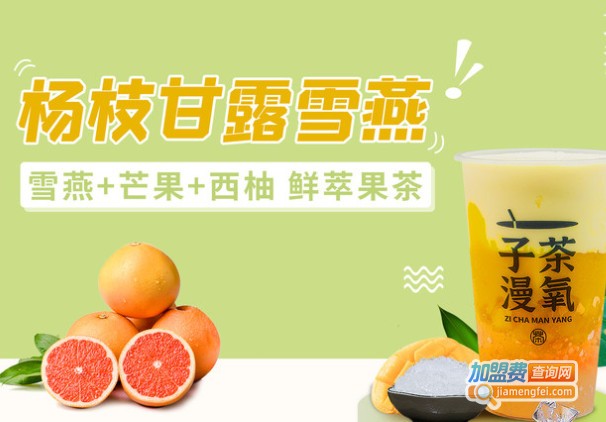 子茶漫氧加盟
