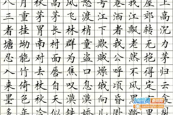 赵贺新硬笔书法加盟