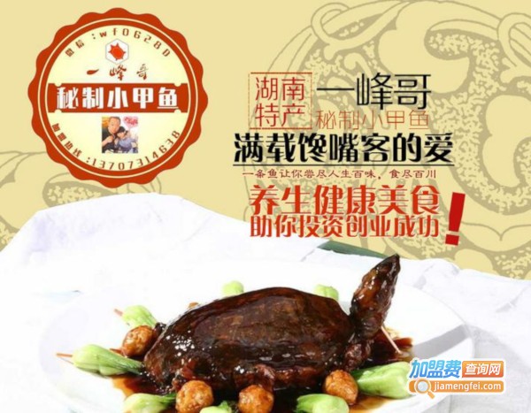 一峰哥小甲鱼加盟费